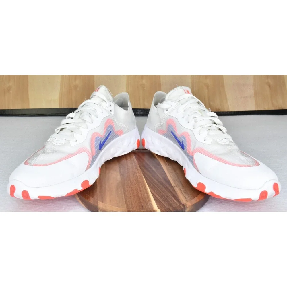 Nike Renew Lucent Men Shoes Size 12 White Royal Crimson Sneakers BQ4235-104